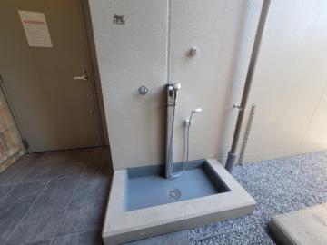 ペットの足洗い場